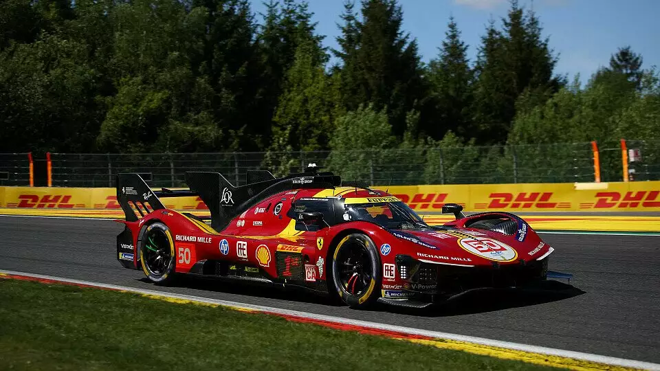 Ferrari in Spa unterwegs